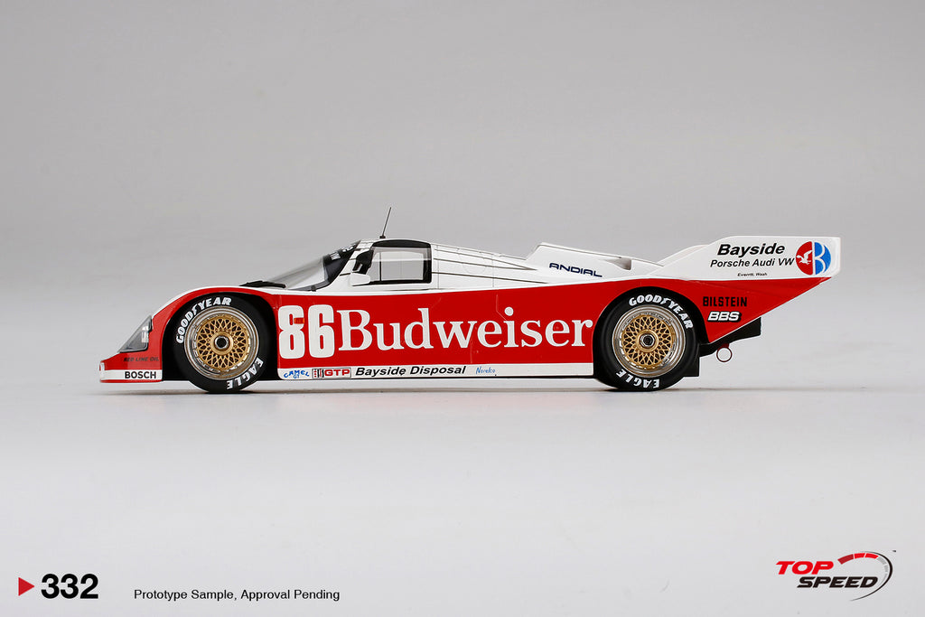 Porsche 962 85 Winner 300 Km de Laguna Seca 1987 Truescale TS0476 - Miniatures Autos Motos Porsche 962 85 Winner 300 Km de Laguna Seca 1987 Truescale TS0476 - Miniatures Autos Motos