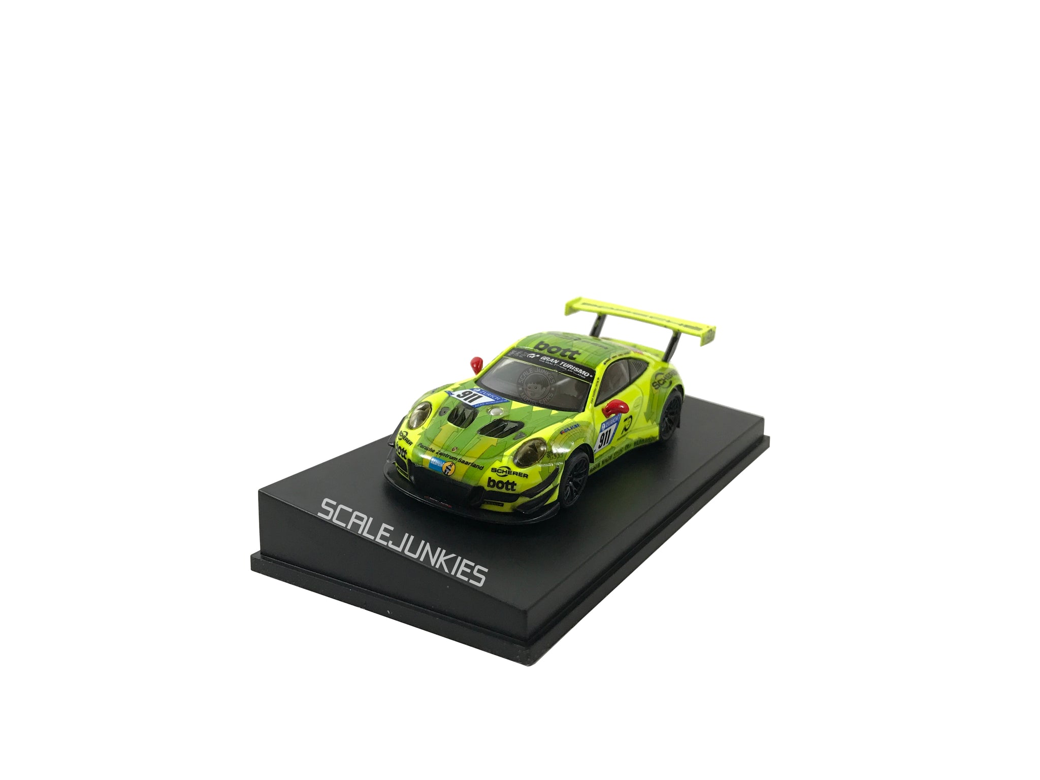 ミニカー MantheyRacing Porsche 911 GT3 RSR 2009 Diecast model cars Porsche 997 GT3 RSR 1/18 Spark GT3 RSR