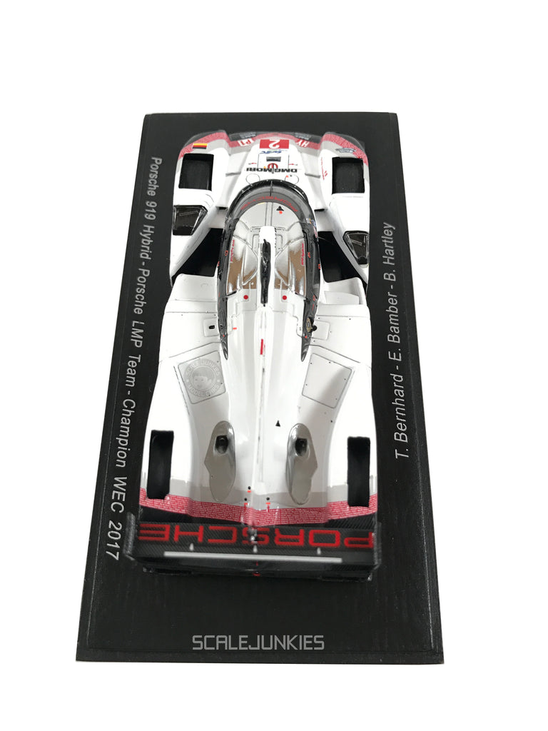 Spark Model 1:43 Scale 2018 Porsche 919 Hybrid- 2017 WEC