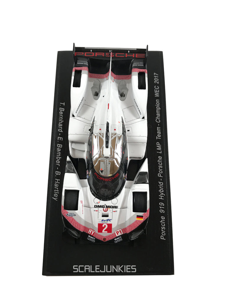 Spark Model 1:43 Scale 2018 Porsche 919 Hybrid- 2017 WEC
