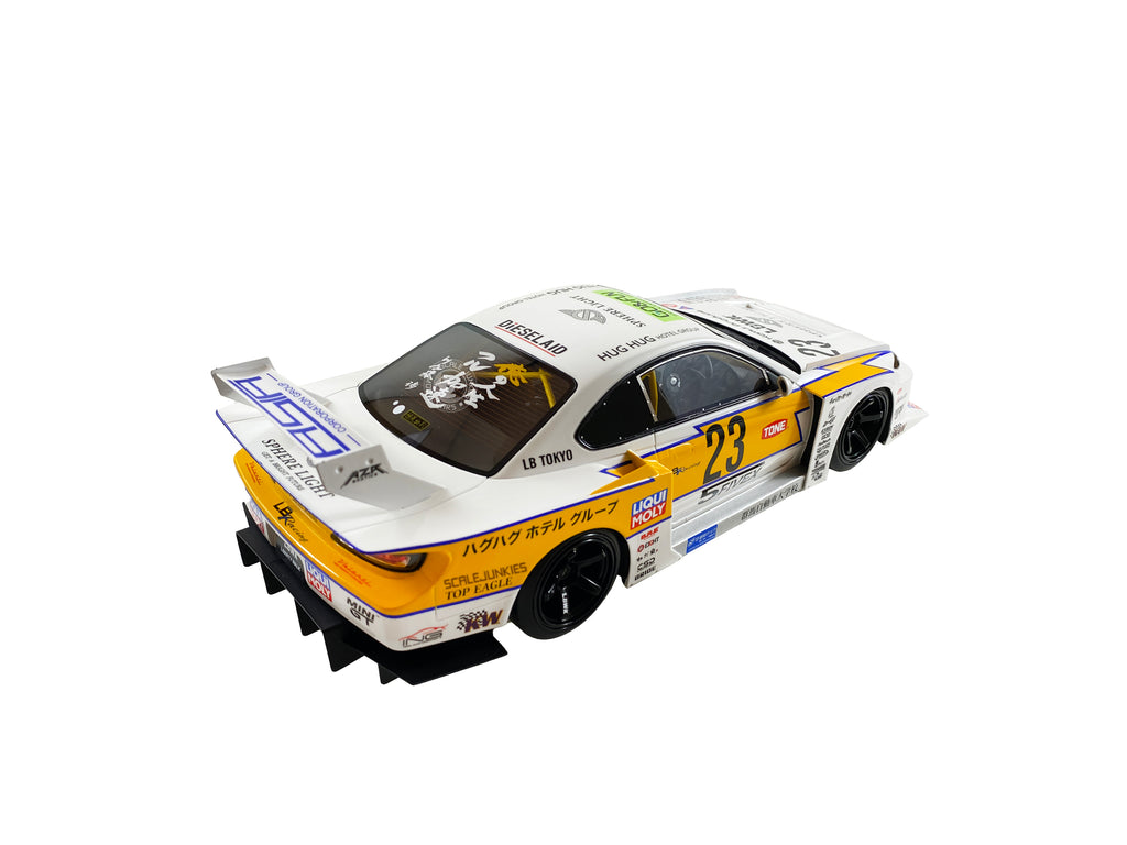 Spark Model 1:18 LBWK Nissan S15 Super Silhouette Presentation Model ...
