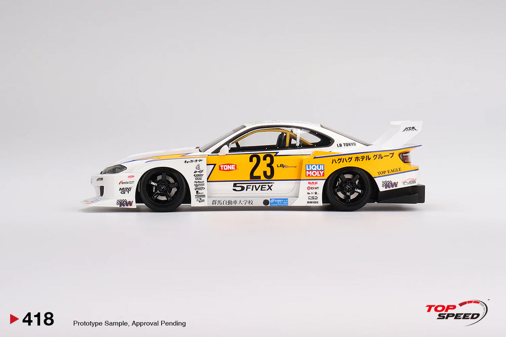 Spark Model 1:18 LBWK Nissan S15 Super Silhouette Presentation