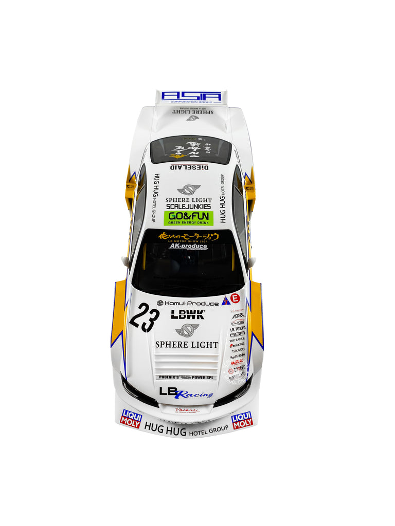 Spark Model 1:18 LBWK Nissan S15 Super Silhouette Presentation Model ...